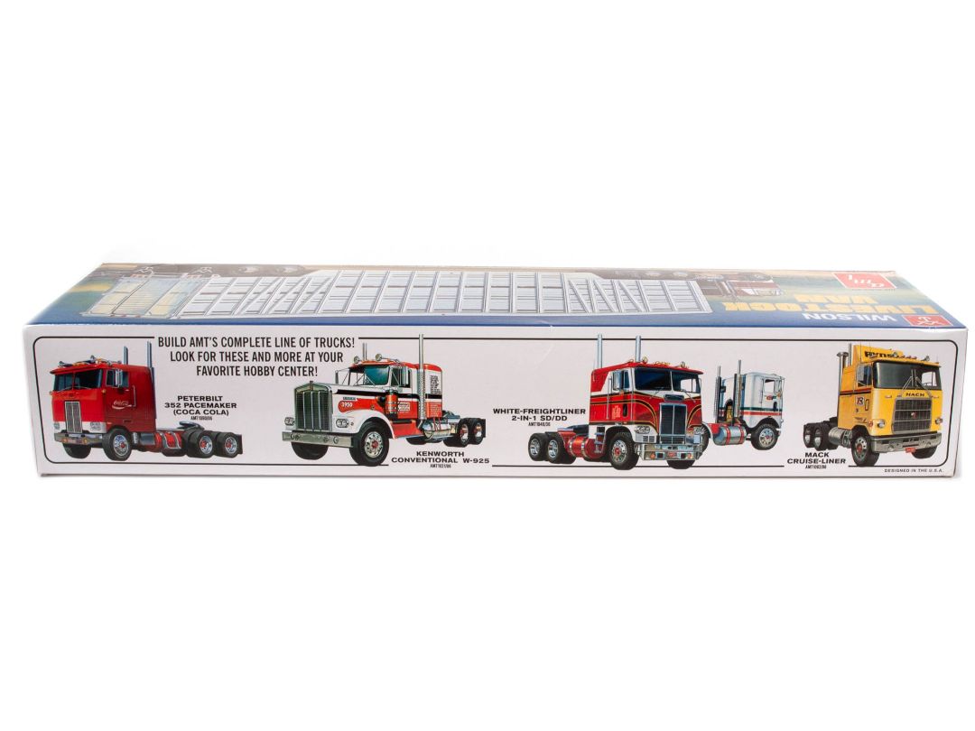 AMT Wilson Livestock Van Trailer 1/25 Model Kit - Click Image to Close