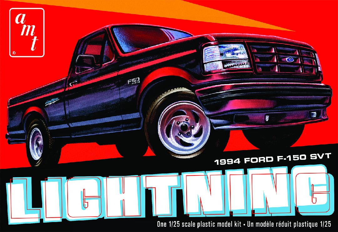 AMT 1994 Ford F-150 Lightning Pickup 1/25 Model Kit (Level 2) - Click Image to Close