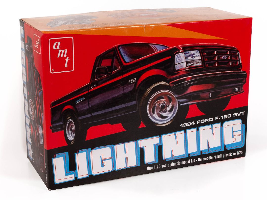 AMT 1994 Ford F-150 Lightning Pickup 1/25 Model Kit (Level 2)