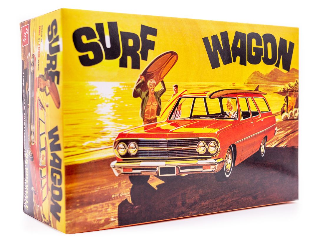 AMT 1965 Chevelle "Surf Wagon" 1/25 Model Kit (Level 2) - Click Image to Close