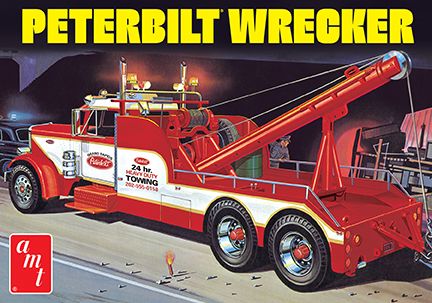 AMT Peterbilt 359 Wrecker 1/25 Model Kit (Level 3) - Click Image to Close