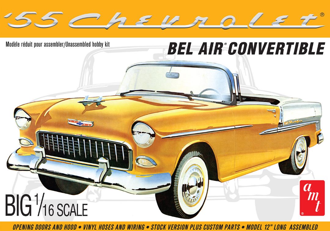 AMT 1955 Chevy Bel Air Convertible 1/16 (Level 3)