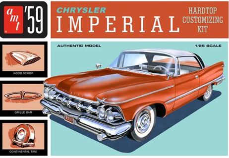 AMT 1959 Chrysler Imperial 1/25 Model Kit (Level 2) - Click Image to Close