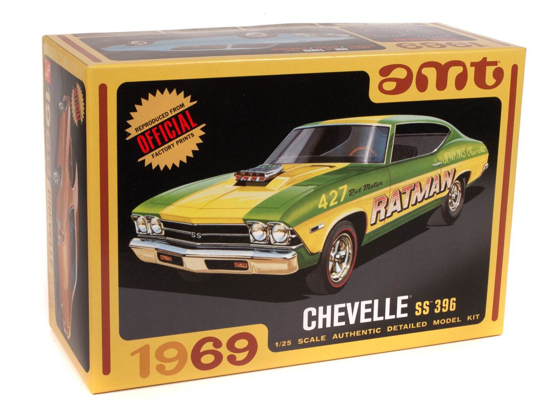 AMT 1969 Chevy Chevelle Hardtop 1/25 (Level 2) - Click Image to Close