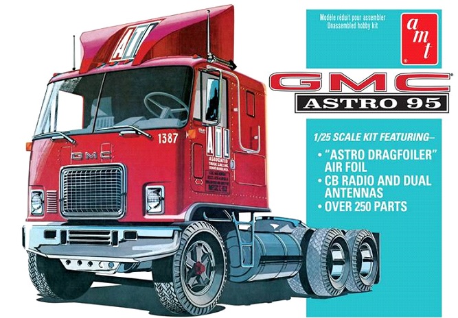 AMT GMC Astro 95 Semi Tractor 1/25 (Level 2) - Click Image to Close
