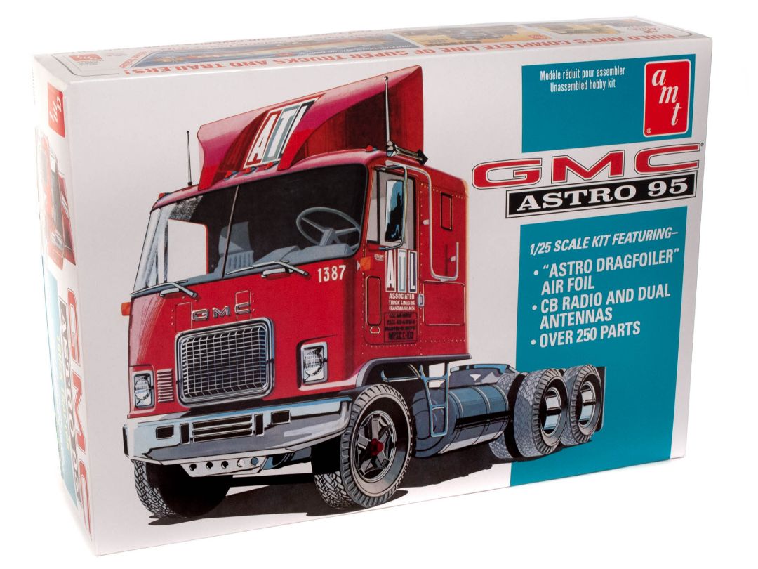 AMT GMC Astro 95 Semi Tractor 1/25 (Level 2) - Click Image to Close