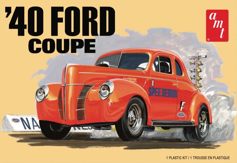 AMT 1940 Ford Coupe 2T 1/25 Model Kit (Level 2) - Click Image to Close