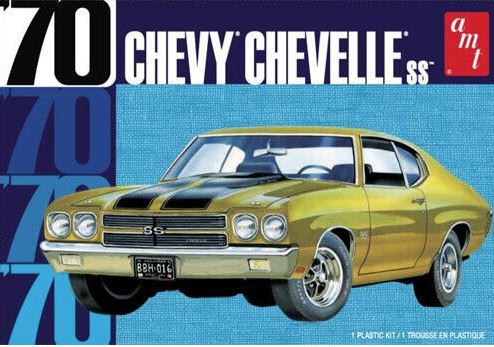 AMT 1970 Chevy Chevelle SS 2T 1/25 Model Kit (Level 2) - Click Image to Close