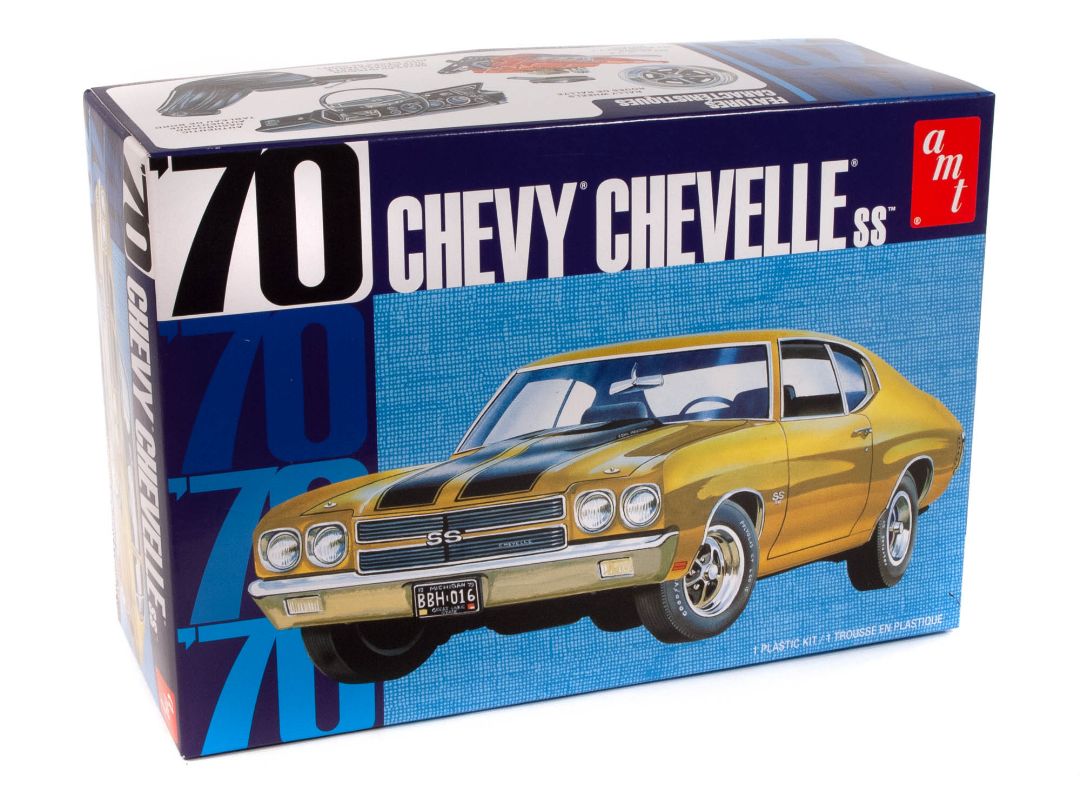 AMT 1970 Chevy Chevelle SS 2T 1/25 Model Kit (Level 2) - Click Image to Close