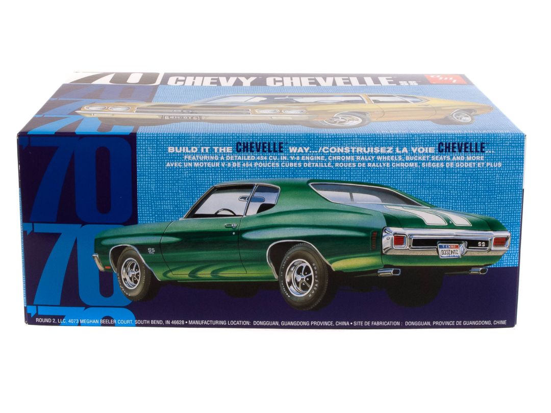 AMT 1970 Chevy Chevelle SS 2T 1/25 Model Kit (Level 2) - Click Image to Close