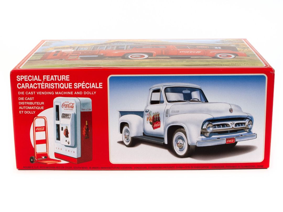 AMT 1953 Ford Pickup (Coca-Cola) 1/25 Model Kit (Level 3) - Click Image to Close