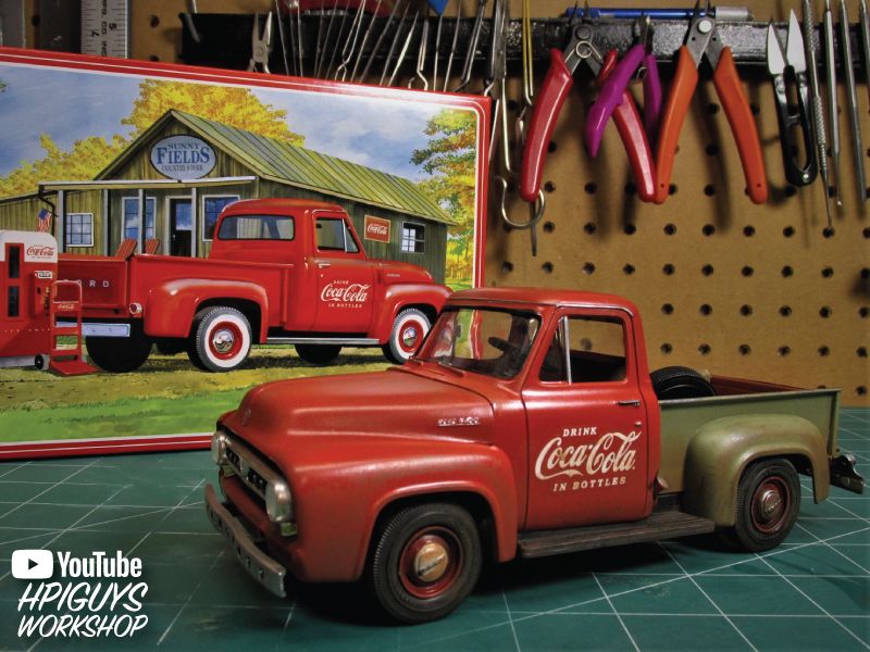 AMT 1953 Ford Pickup (Coca-Cola) 1/25 Model Kit (Level 3) - Click Image to Close