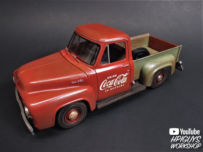 AMT 1953 Ford Pickup (Coca-Cola) 1/25 Model Kit (Level 3) - Click Image to Close