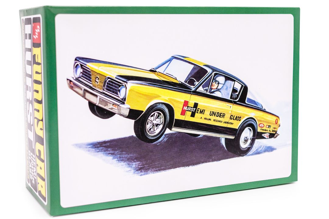 AMT 1966 Plymouth Barracuda "Hemi Under Glass" 1/25 Model Kit - Click Image to Close