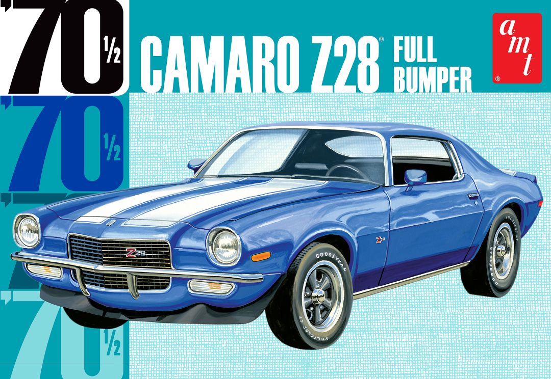 AMT 1970 Camaro Z28 "Full Bumper" 1/25 Model Kit (Level 2) - Click Image to Close