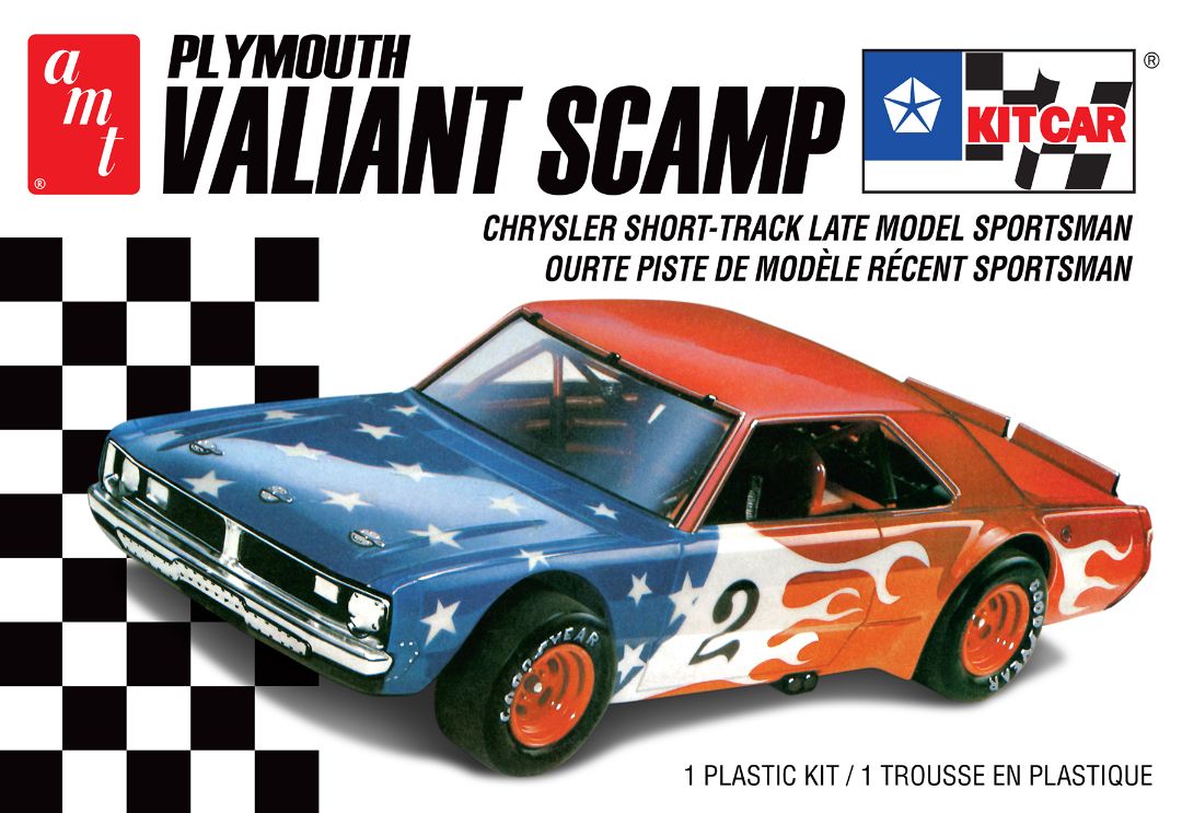AMT Plymouth Valiant Scamp Kit Car 2T 1/25 Model Kit (Level 2) - Click Image to Close