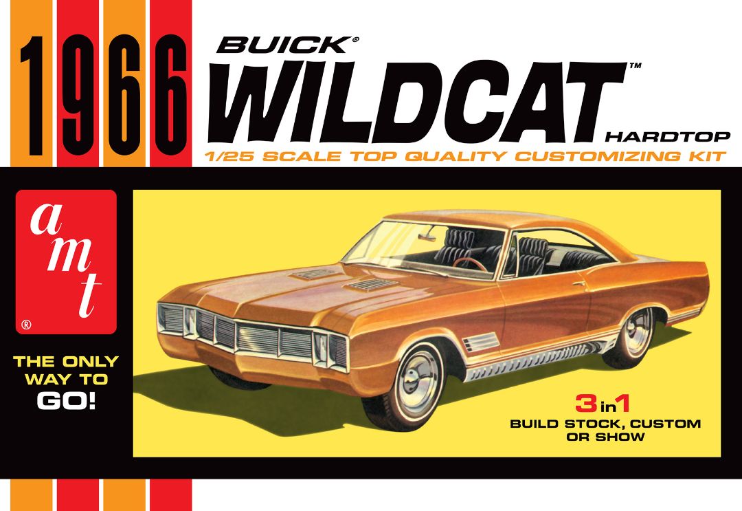 AMT 1966 Buick Wildcat 1/25 Model Kit (Level 2) - Click Image to Close