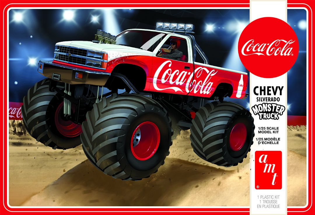 AMT 1988 Chevy Silverado Monster Truck (Coca-Cola) 1/25 Model