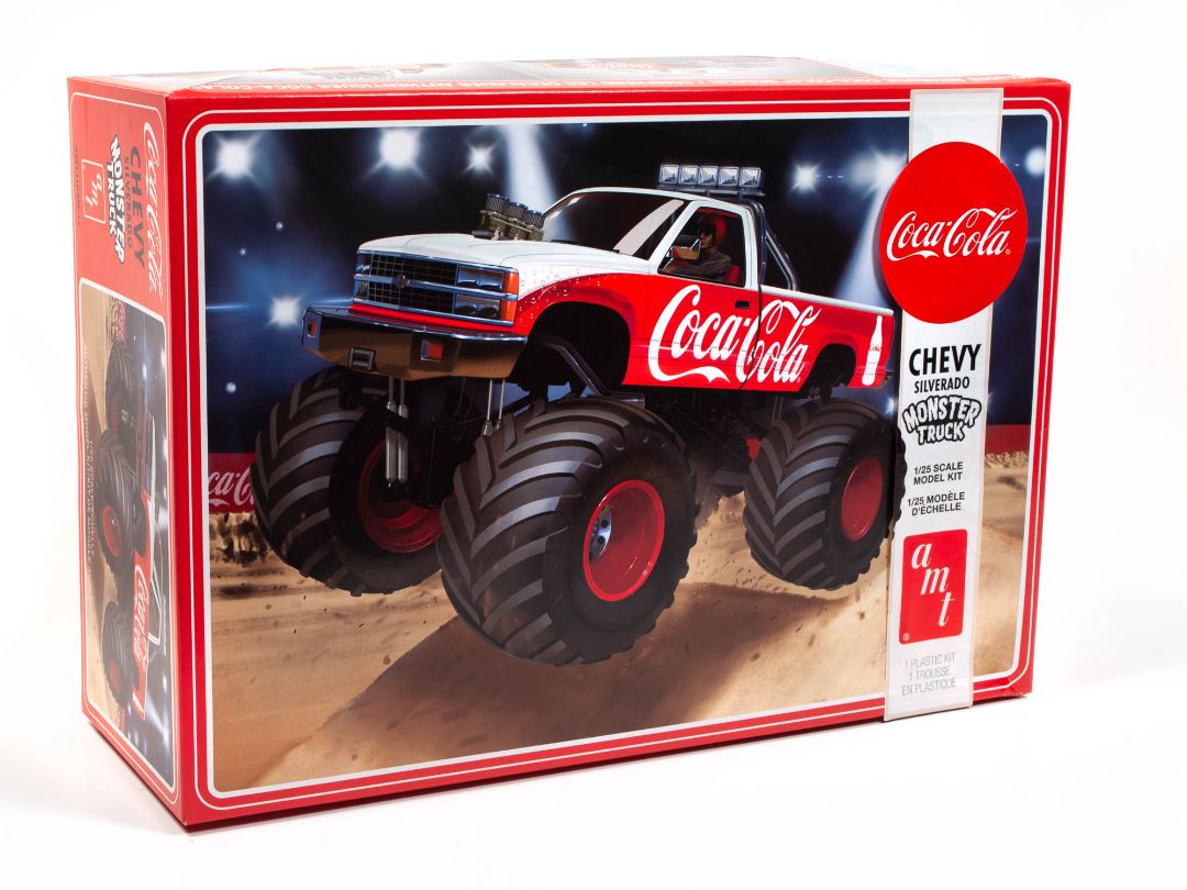 AMT 1988 Chevy Silverado Monster Truck (Coca-Cola) 1/25 Model