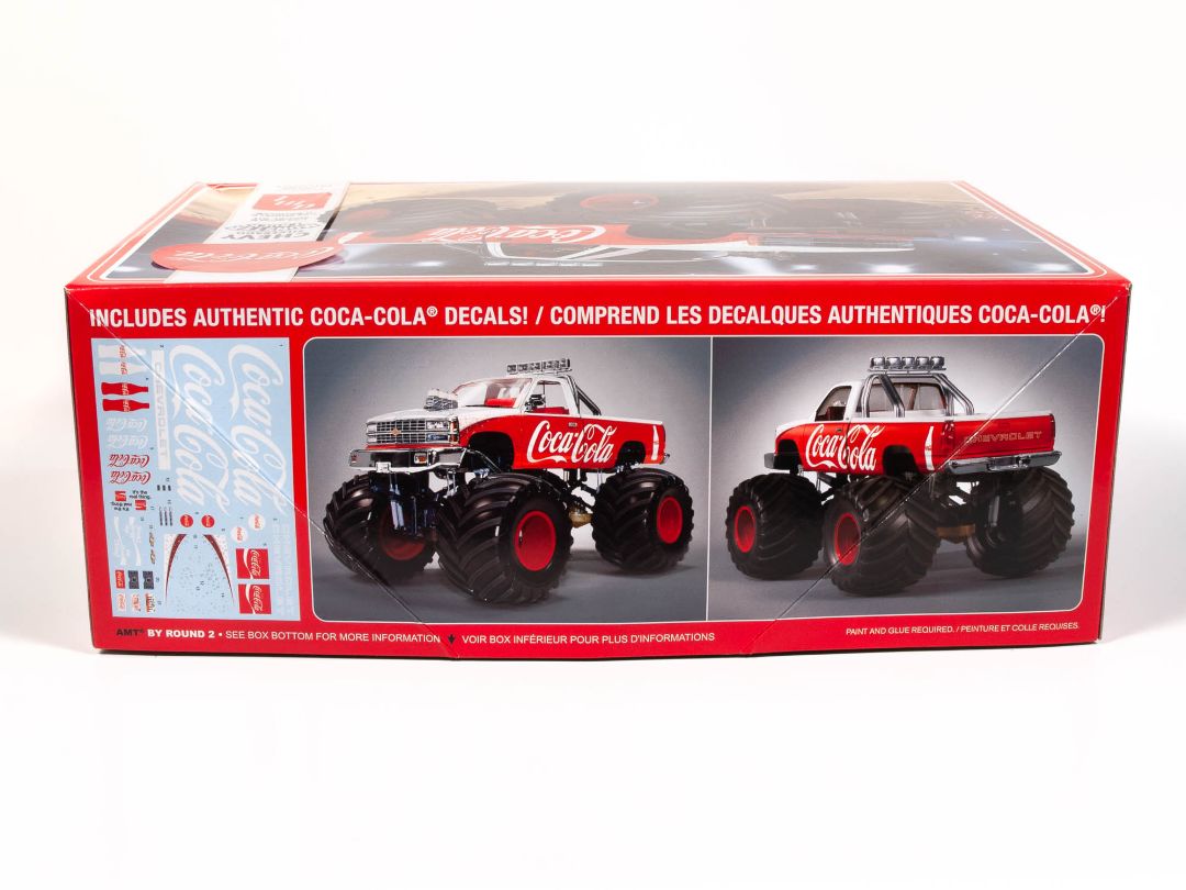 AMT 1988 Chevy Silverado Monster Truck (Coca-Cola) 1/25 Model - Click Image to Close