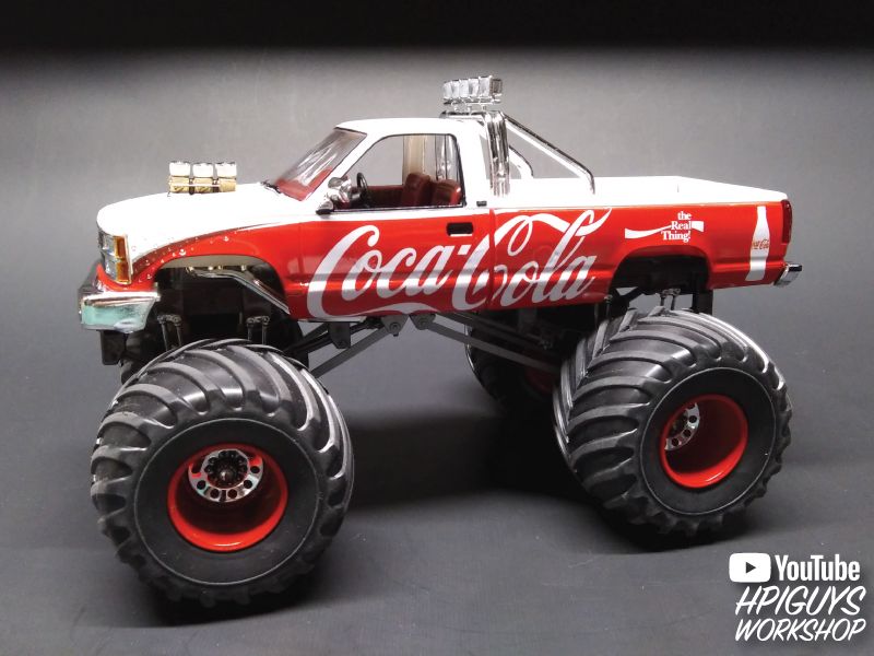 AMT 1988 Chevy Silverado Monster Truck (Coca-Cola) 1/25 Model - Click Image to Close