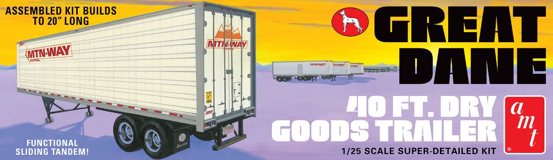 AMT 1/25 Scale Great Dane Dry Goods Semi Trailer - Click Image to Close