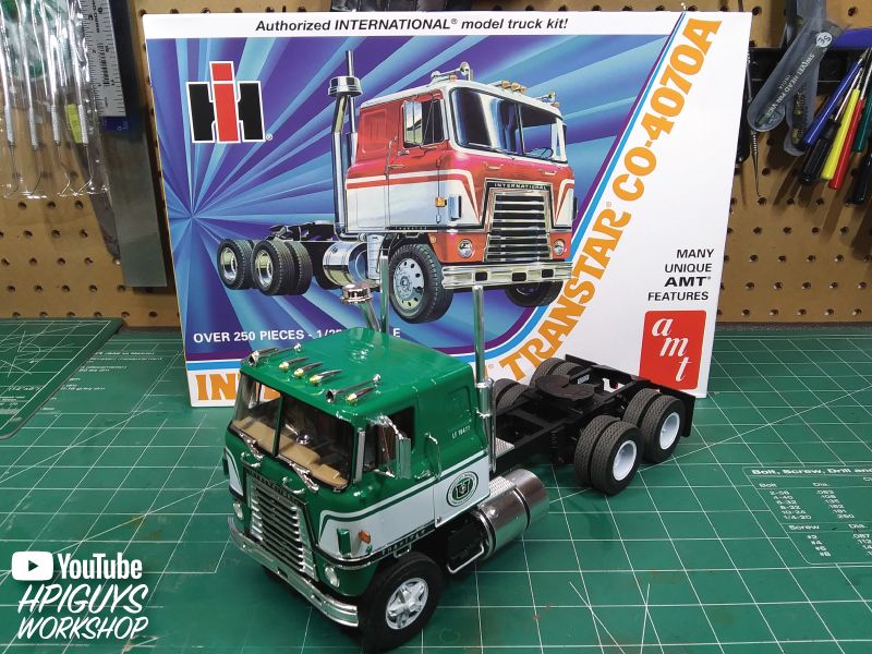 AMT International Transtar CO-4070A Semi Tractor 1/25 Model Kit - Click Image to Close