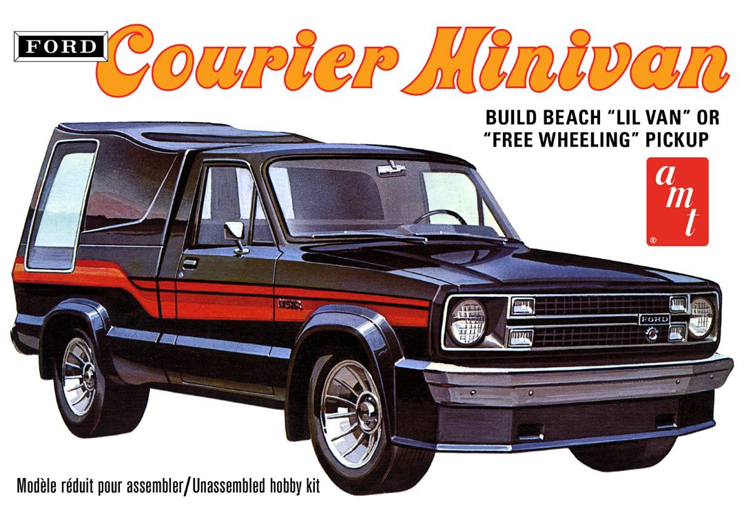 AMT 1978 Ford Courier Minivan 1/25 Model Kit (Level 2) - Click Image to Close