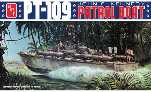 AMT John F. Kennedy PT-109 1/64 Model Kit (Level 2) - Click Image to Close