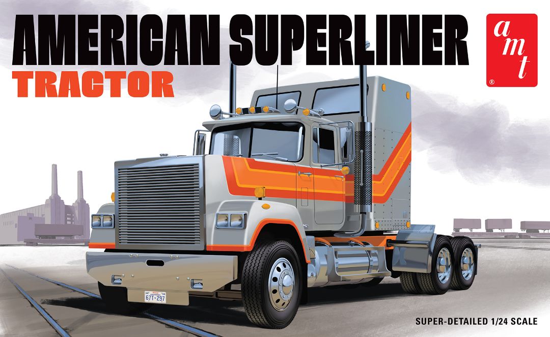 AMT American Superliner Semi Tractor 1/24 Model Kit (Level 3) - Click Image to Close