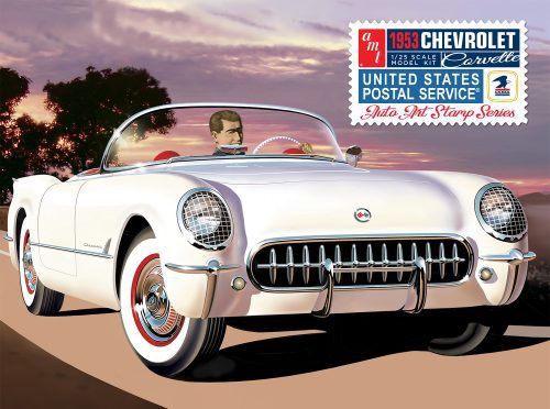 AMT 1/25 Scale 1953 Chevy Corvette (USPS Stamp Series)