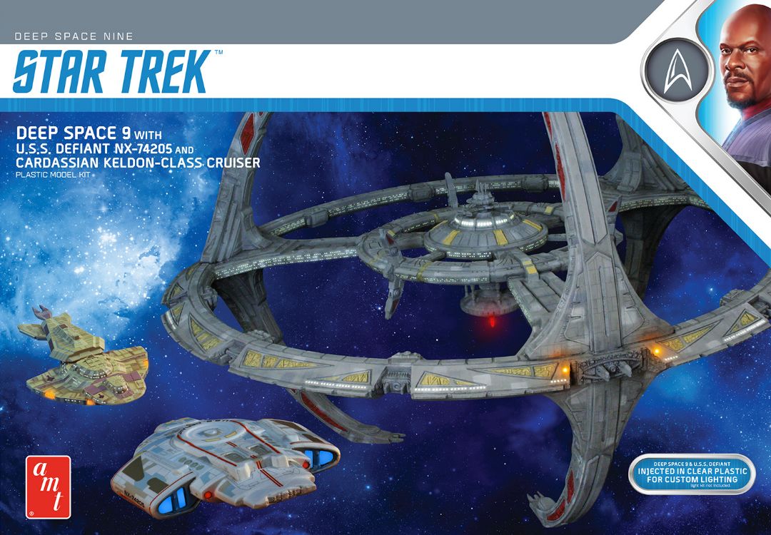 AMT Star Trek Deep Space Nine 1/3300 Model Kit (Level 3) - Click Image to Close
