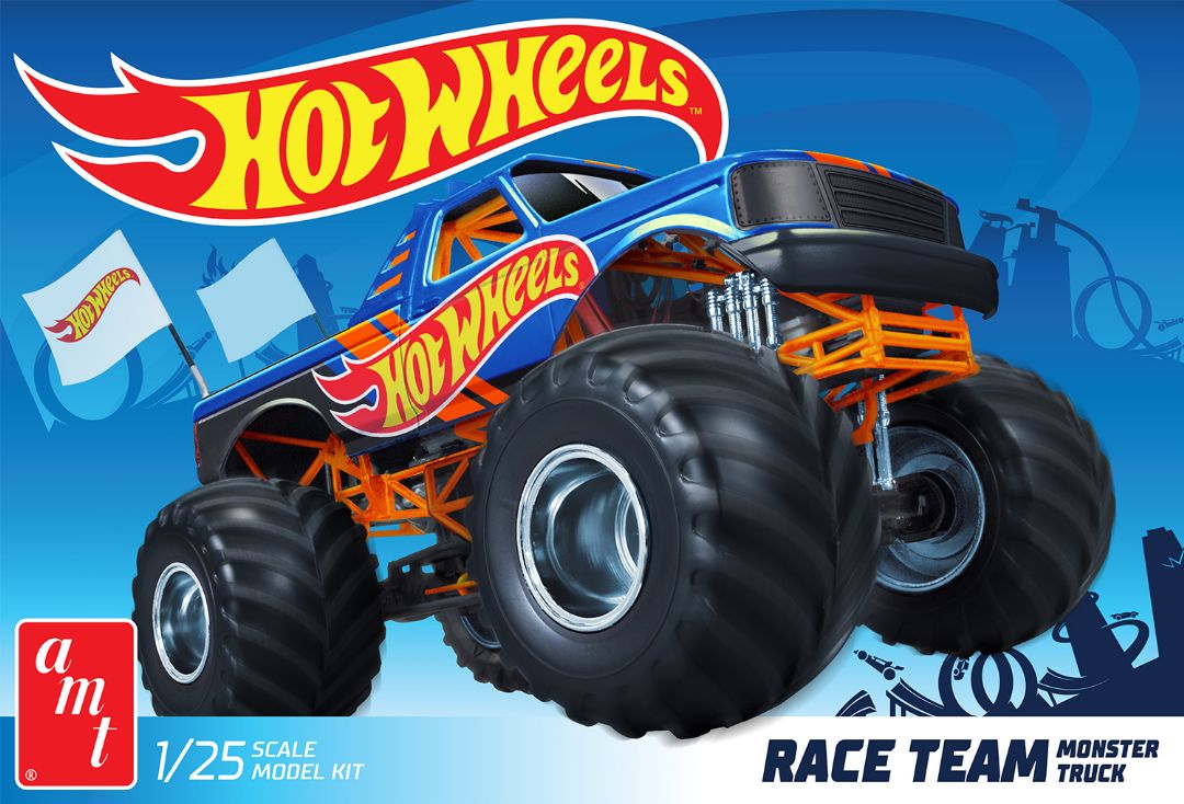 AMT Ford Monster Truck Hot Wheels Model Kit (Level 3) - Click Image to Close