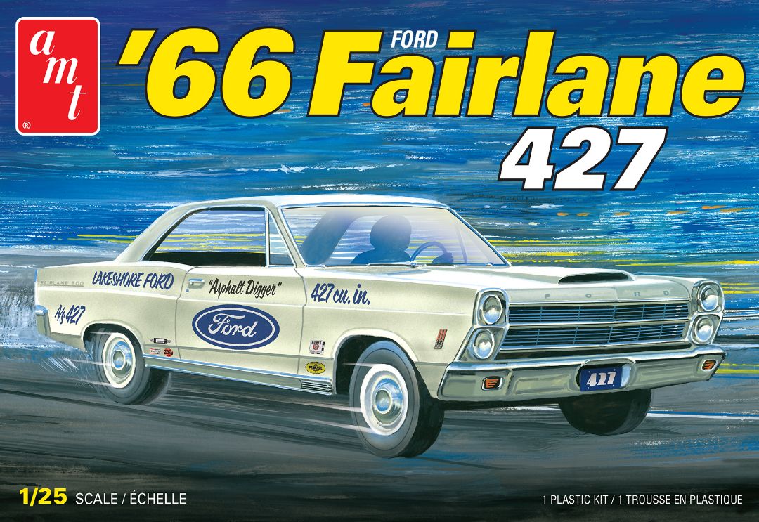 AMT 1966 Ford Fairlane 427 1/25 Model Kit (Level 2) - Click Image to Close