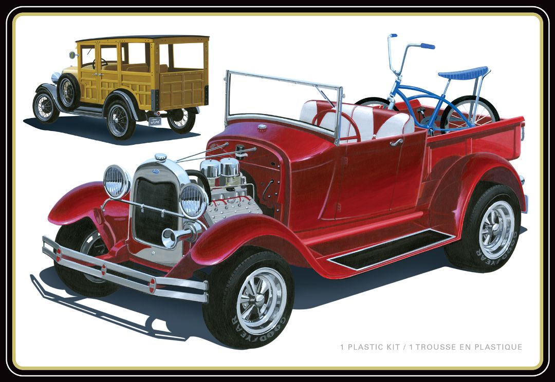 AMT 1929 Ford Woody Pickup 1/25 Model Kit (Level 2) - Click Image to Close