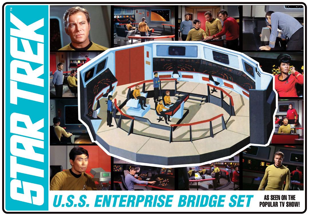AMT Star Trek U.S.S. Enterprise Bridge 1/32 Model Kit (Level 2) - Click Image to Close
