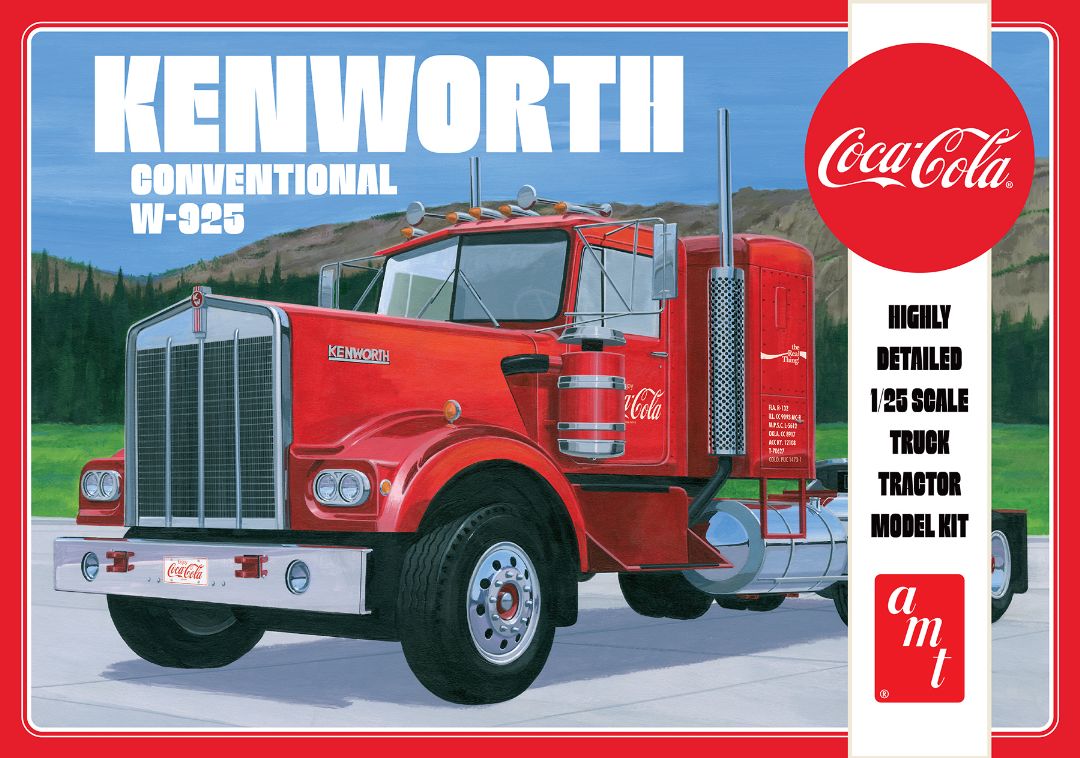 AMT 1/25 Scale Kenworth 925 Tractor Coca-Cola