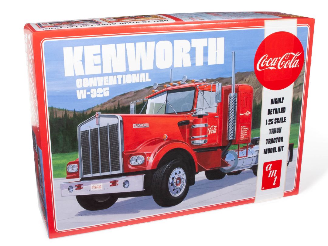 AMT 1/25 Scale Kenworth 925 Tractor Coca-Cola - Click Image to Close