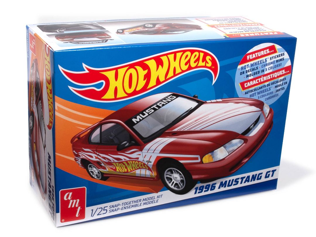 AMT Hot Wheels 1996 Ford Mustang GT (Snap) 2T 1/25 Model Kit