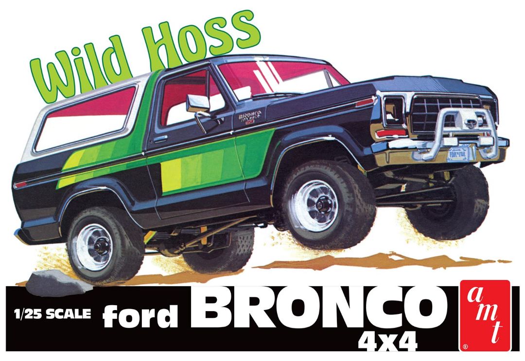 AMT 1978 Ford Bronco "Wild Hoss" 1/25 (Level 2) - Click Image to Close