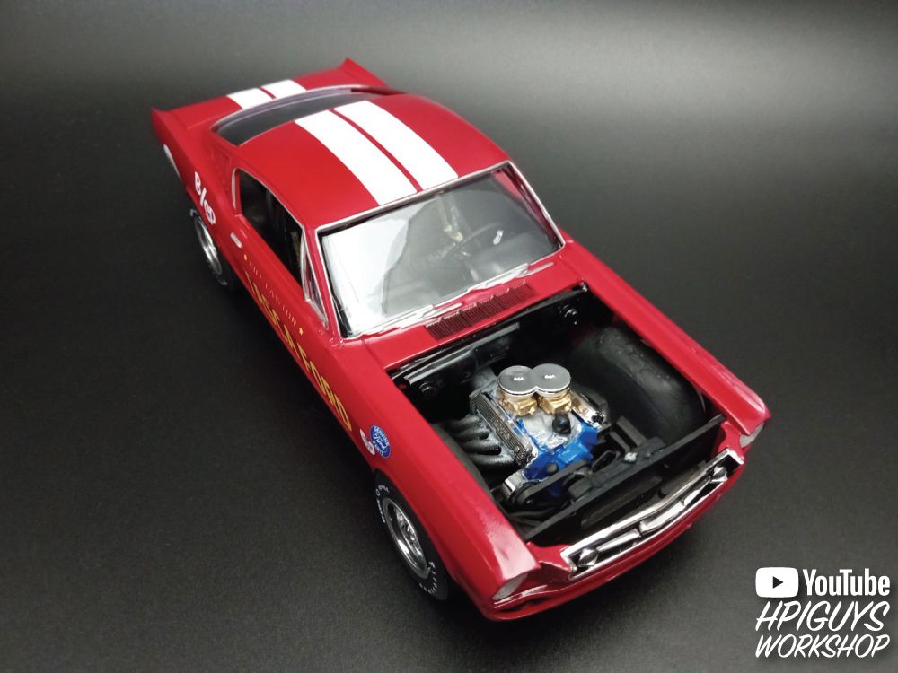 AMT 1966 Ford Mustang Fastback 2+2 1/25 Model Kit (Level 2) - Click Image to Close