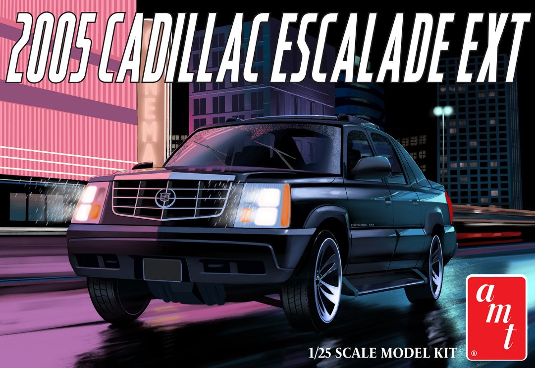 AMT 1/25 Scale 2005 Cadillac Escalade EXT - Click Image to Close