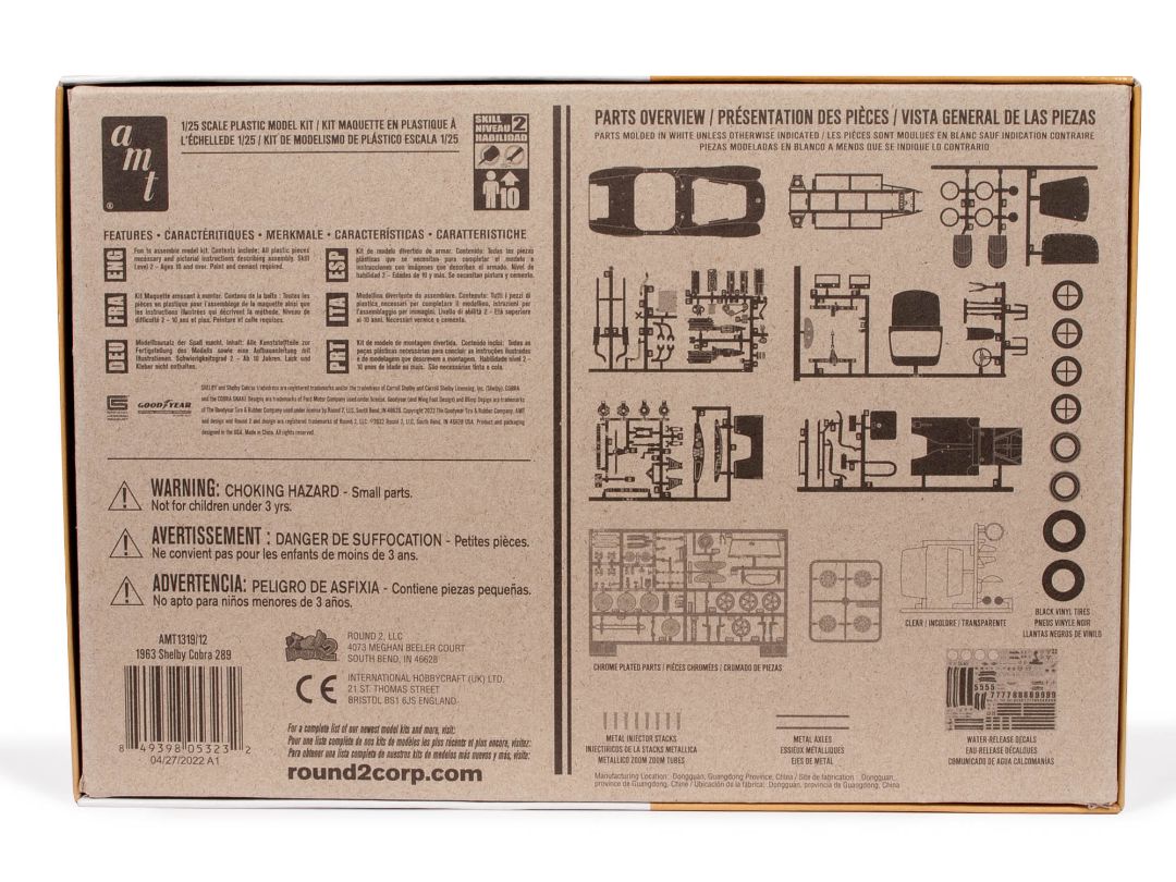 AMT Shelby Cobra 289 1/25 (Level 2)