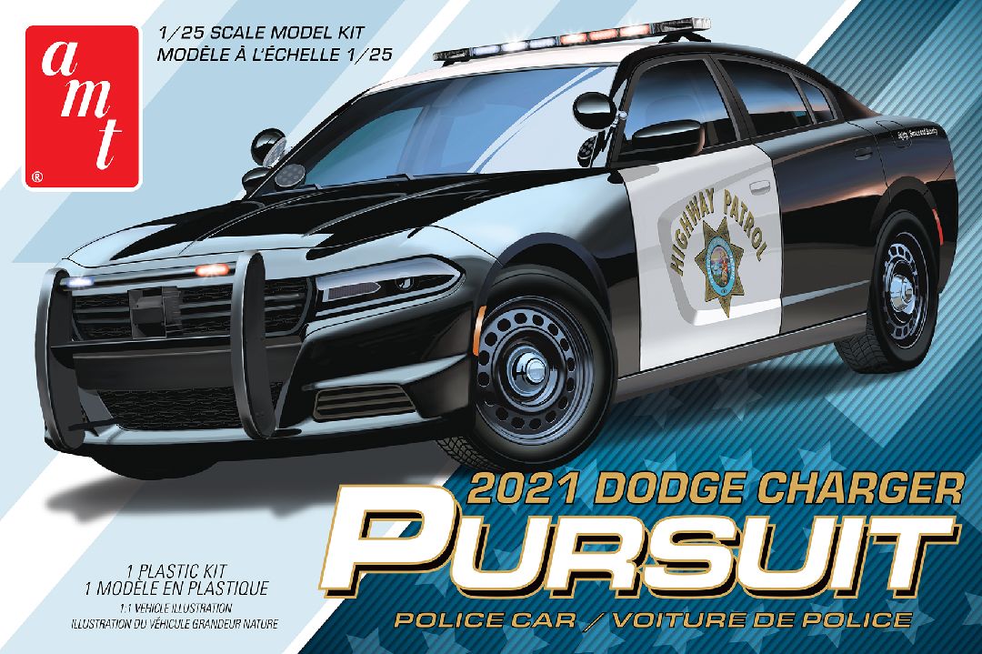 AMT 1/25 2021 Dodge Charger Police Pursuit