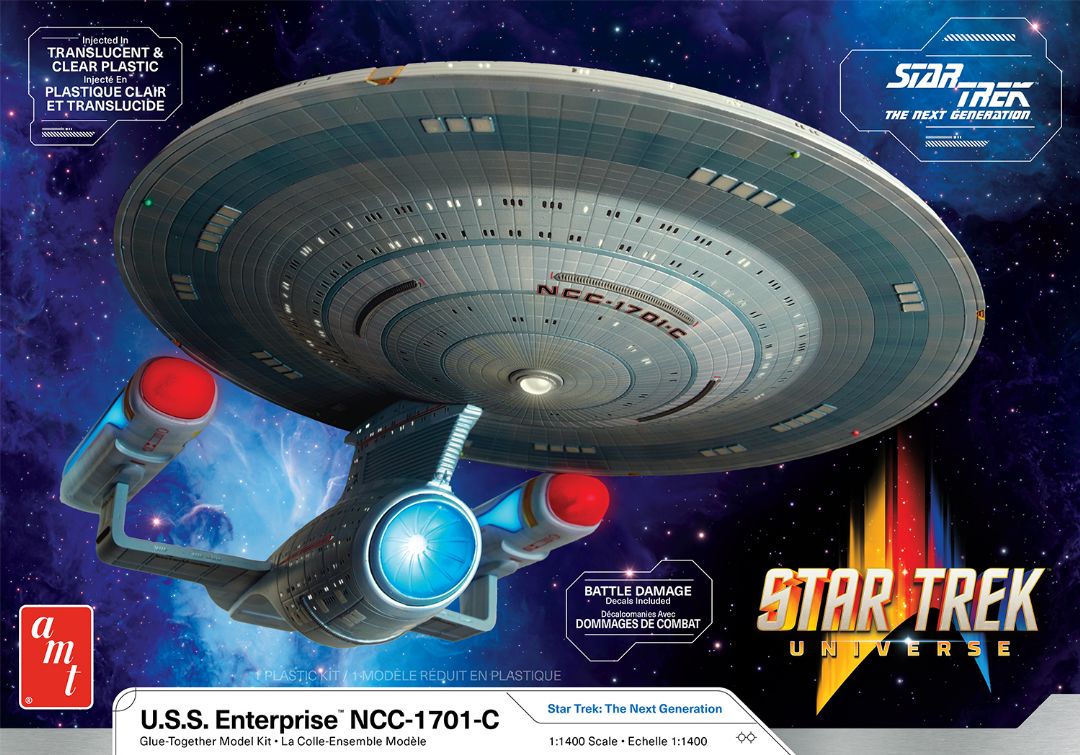 AMT1/1400 Scale Star Trek U.S.S. Enterprise NCC-1701-C