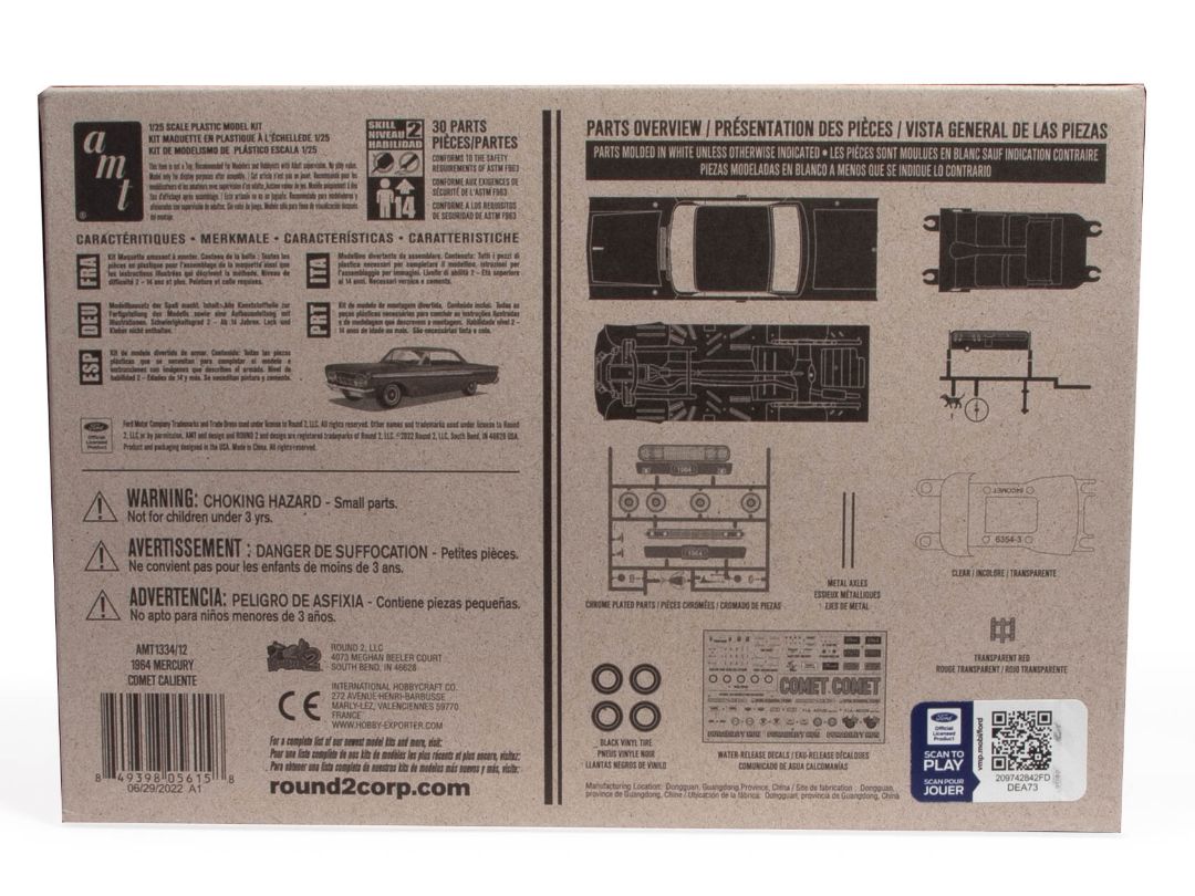 AMT 1964 Mercury Comet "Craftsman Plus Series" 1/25 (Level 2)