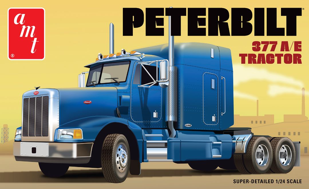 AMT Classic Peterbilt 377 A/E Tractor 1/24 Model Kit (Level 3) - Click Image to Close