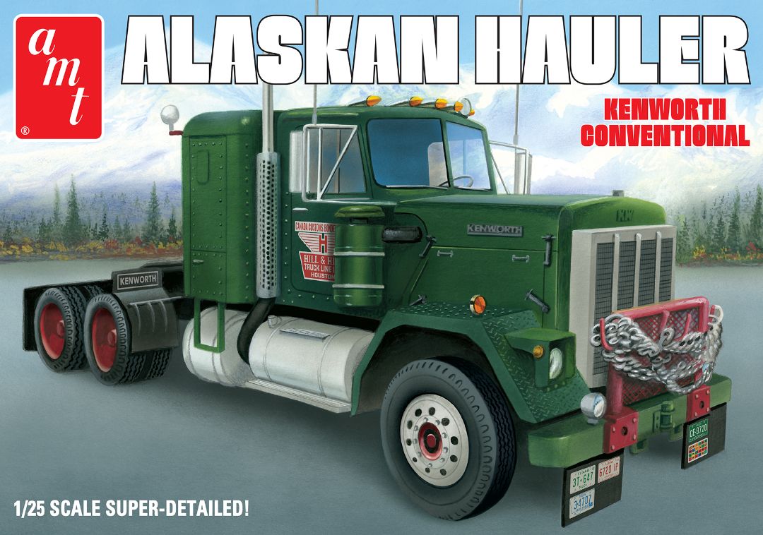 AMT 1/25 Scale Alaskan Hauler Kenworth Tractor - Click Image to Close