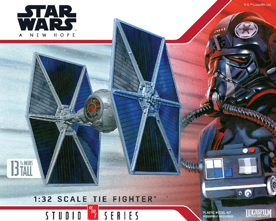 AMT 1/32 Star Wars: A New Hope TIE Fighter Model Kit (Level 2)