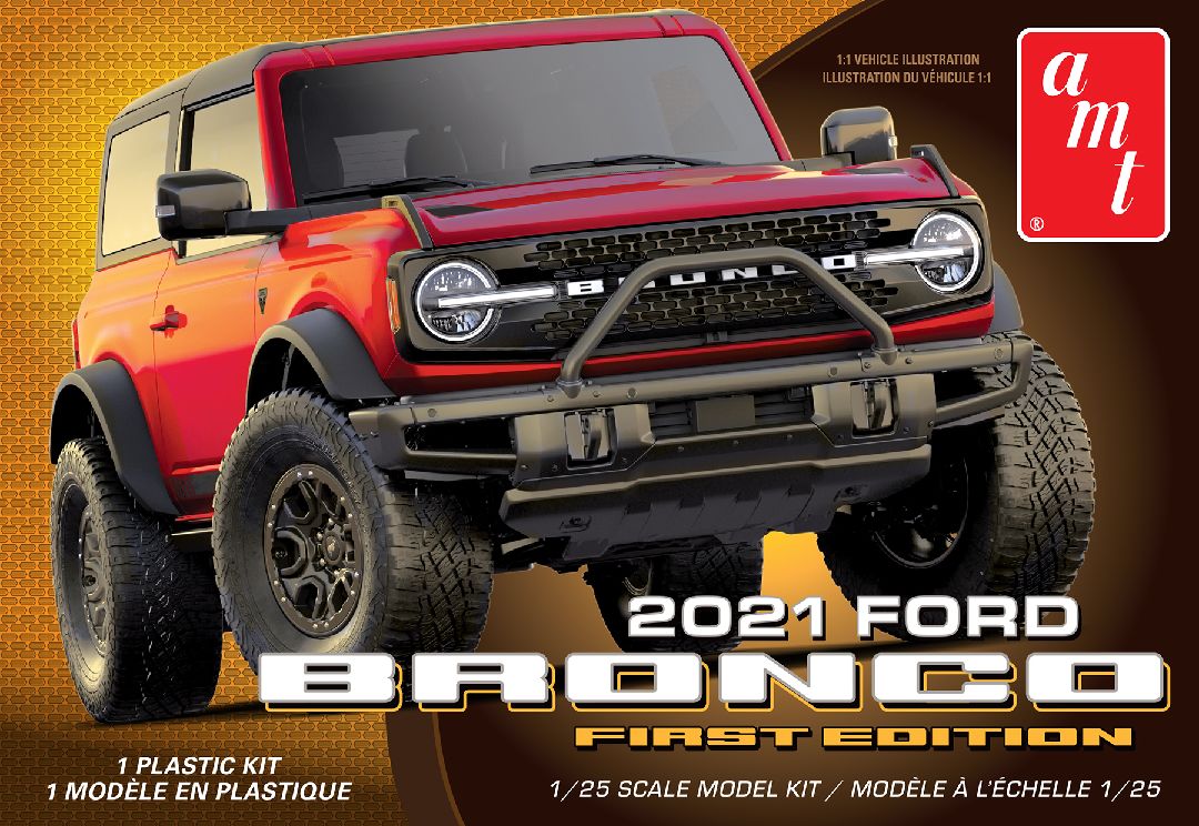 AMT 1/25 2021 Ford Bronco 1st Edition Model Kit (Level 2)